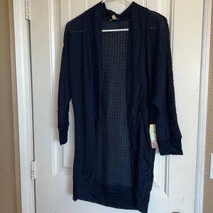 Navy blue cardigan
